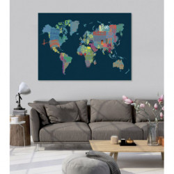 BLUE WORLD Canvas print