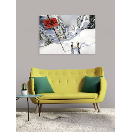 BOUNDARY canvas print