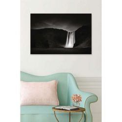 SKODAFOSS BY NIGHT canvas print