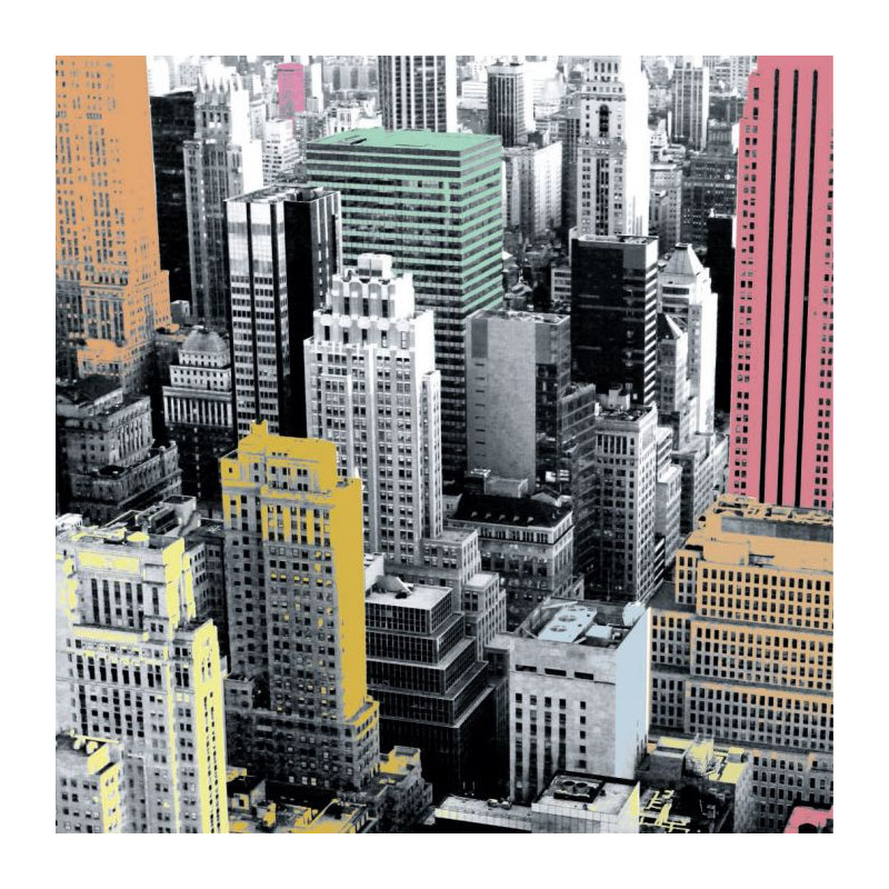 COLOR BUILDING canvas print - Urban canvas print