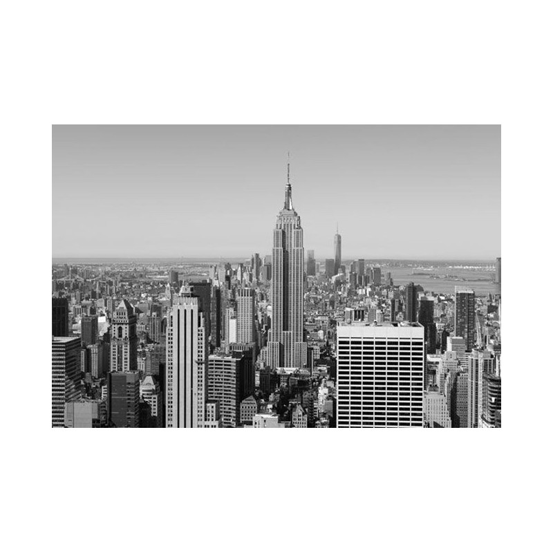 EMPIRE STATE BUILDING B&W wallpaper - Panoramic wallpaper