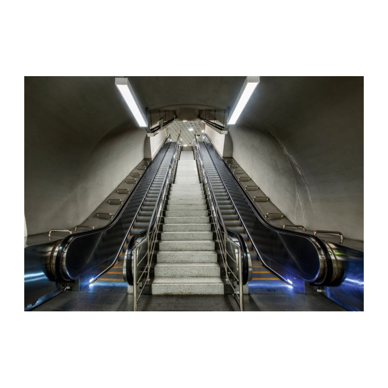 ESCALATOR canvas print - Grey canvas print