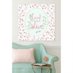 FEEL ALIVE canvas print