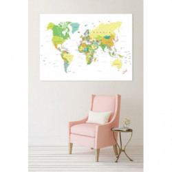 GREEN WORLD Canvas print