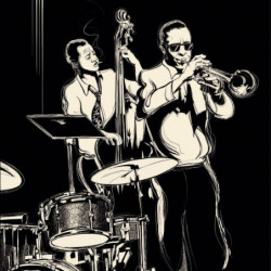 JAZZ canvas print