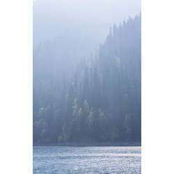 LAKE IN FOG wall hanging