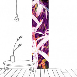 PURPLE FLOWERS wall hanging