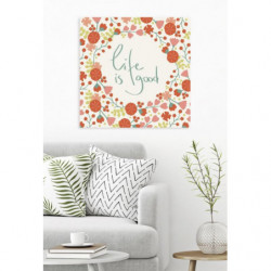 LIFE IS GOOD canvas print