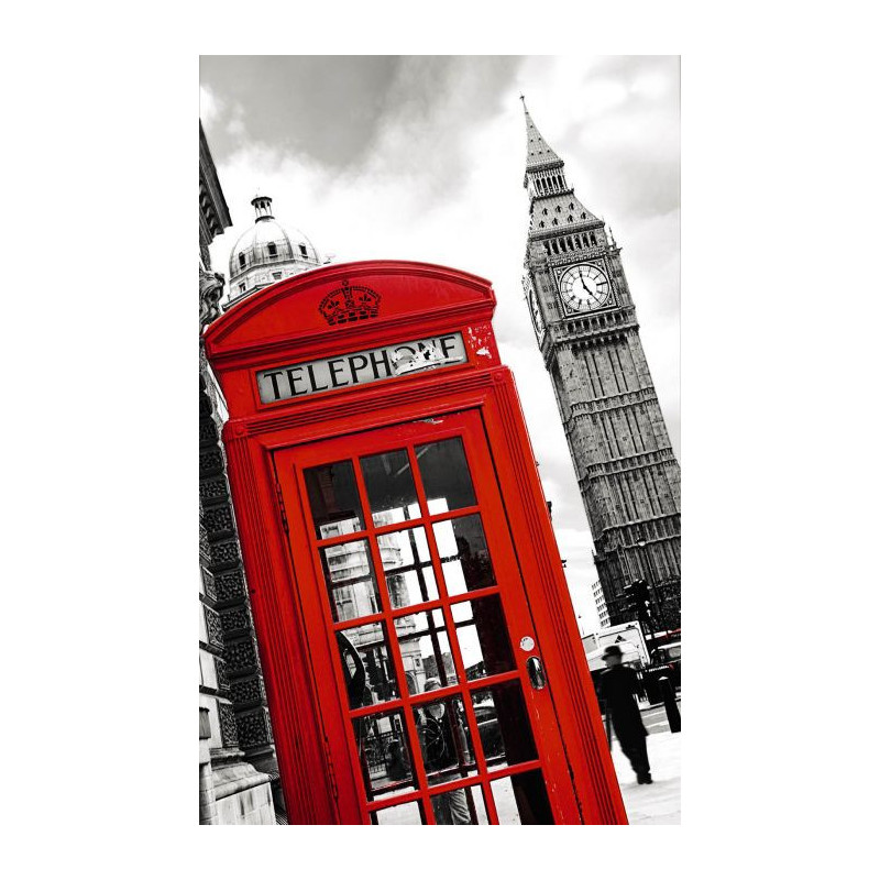 LONDON PHONE wall hanging - Red wall hanging