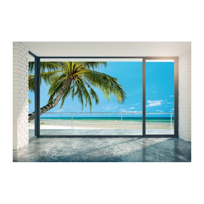 BEACH AT HOME Wallpaper - Trompe l oeil wallpaper