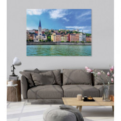 SAÔNE QUAYS Canvas print