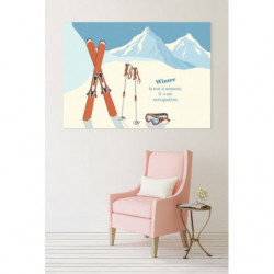 SKI Canvas print