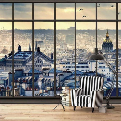 PARIS ROOFS Poster