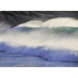 BLUE WAVE canvas print