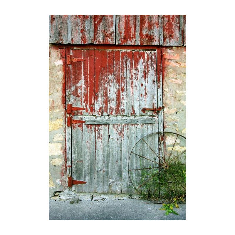 BARN DOOR wallpaper - Trompe l oeil wallpaper