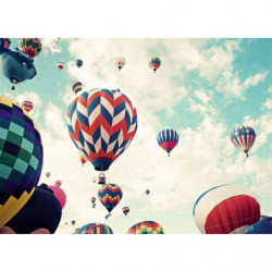 HOT AIR BALLOON FLIGHT Canvas print