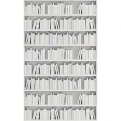 WHITE DESIGN BOOKCASE wall hanging