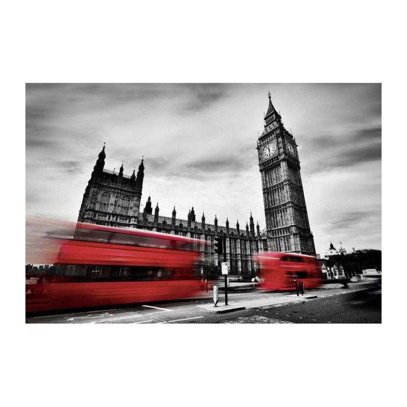 BIG BEN BUS wallpaper - Panoramic wallpaper