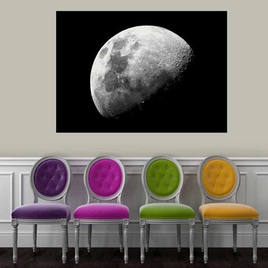 Giant poster moon