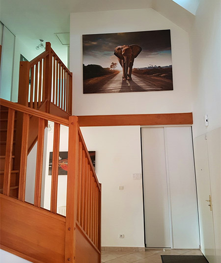 Staircase canvas