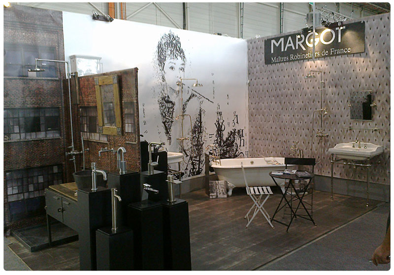 Decoration stand at the Maison et Objet trade fair 