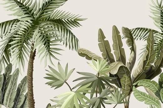 Jungle illustration wallpaper